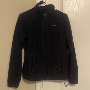Pre Owned Black Columbia Fleece Jacket Small Women’s
